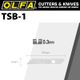 OLFA Spare Blades For Ts1 6mm (5pk)